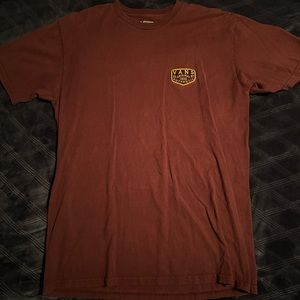 Red original authentic Vans t-shirt patch